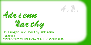 adrienn marthy business card